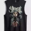 T-shirt met korte mouwen en ‘Ghost’-print