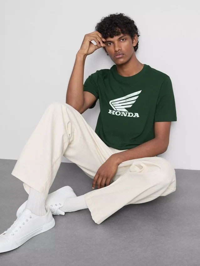 T-shirt met korte mouwen en Honda-logo
