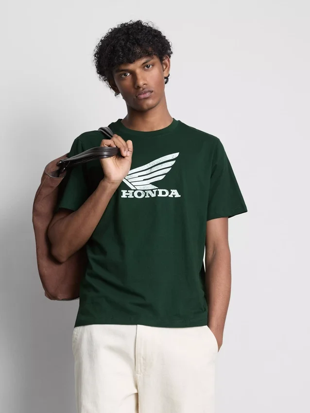 T-shirt met korte mouwen en Honda-logo