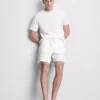 T-shirt met korte mouwen en structuur