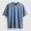 T-shirt met korte mouwen en structuur