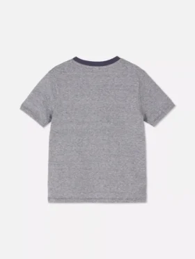 T-shirt met krijtstreep
