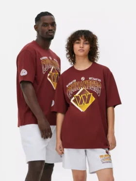 T-shirt met NFL Washington Commanders-logo