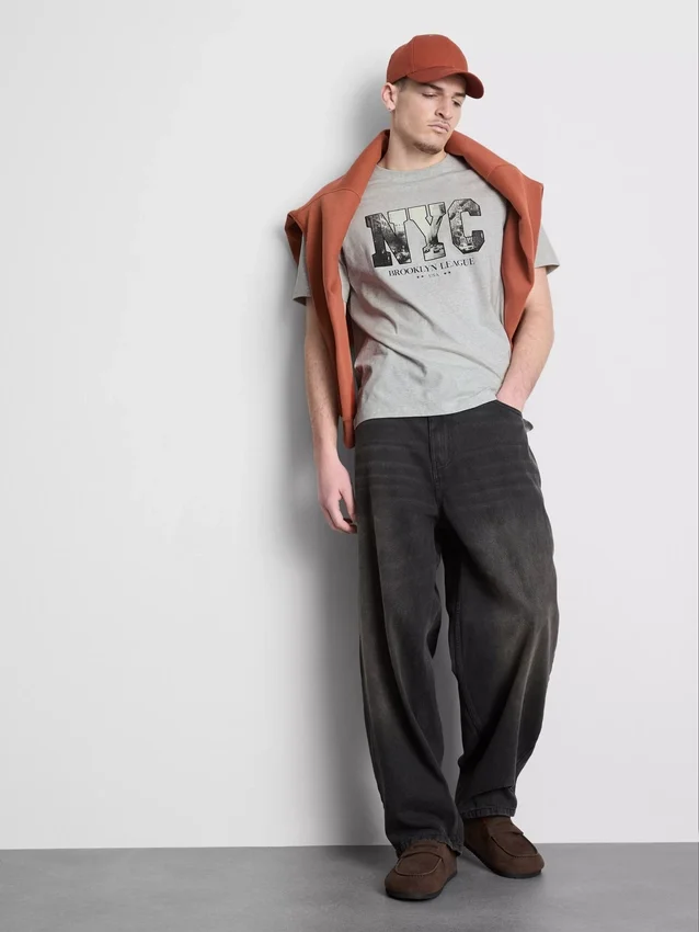 T-shirt met NYC-print