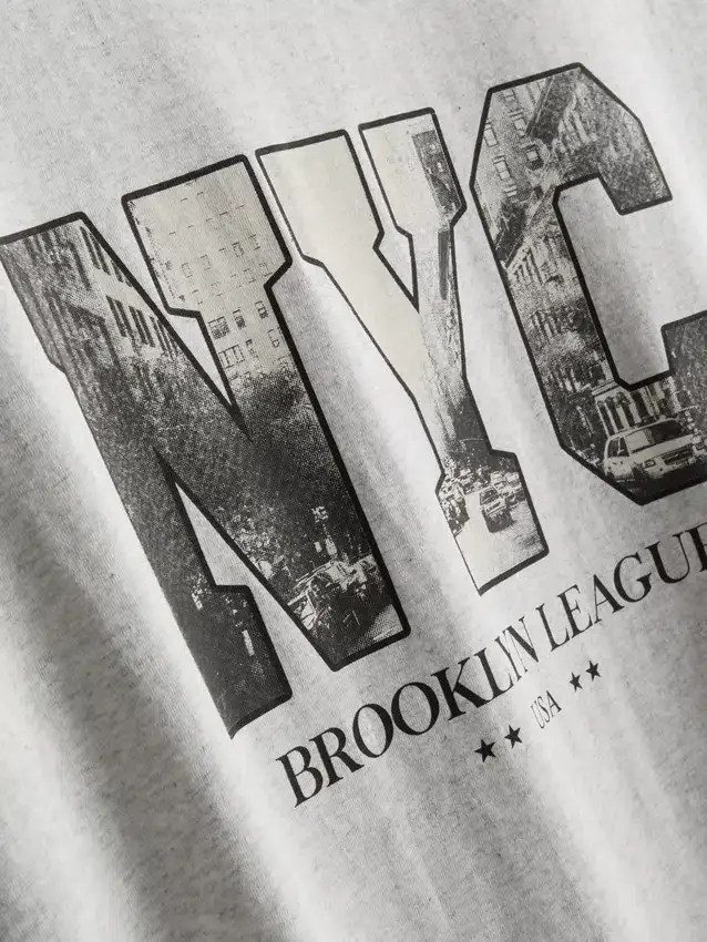T-shirt met NYC-print