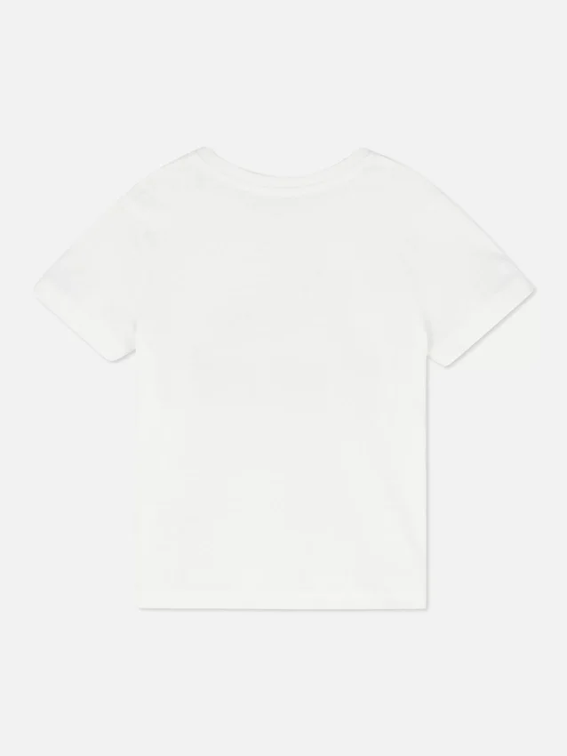 T-shirt met print en korte mouwen