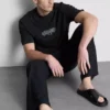 T-shirt met print op de rug