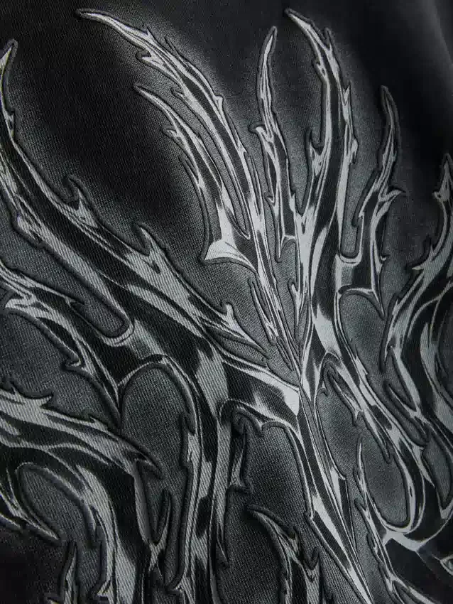 T-shirt met print op de rug