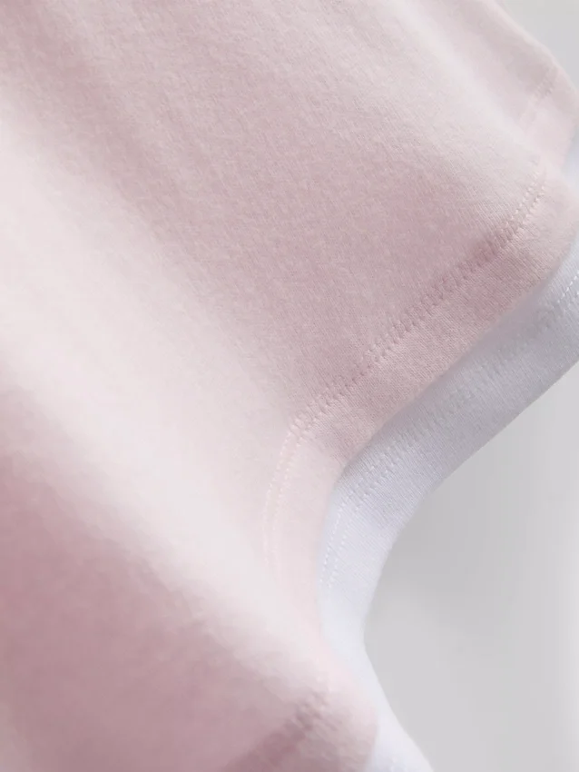 T-shirt met ronde hals en dubbele laag