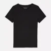 T-shirt met ronde hals en stretch