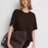 T-shirt met ronde hals en verlengd model