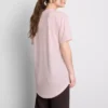 T-shirt met ronde hals en verlengd model