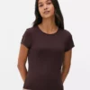 T-shirt met ronde hals, voelt als een tweede huid
