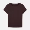 T-shirt met ronde hals, voelt als een tweede huid