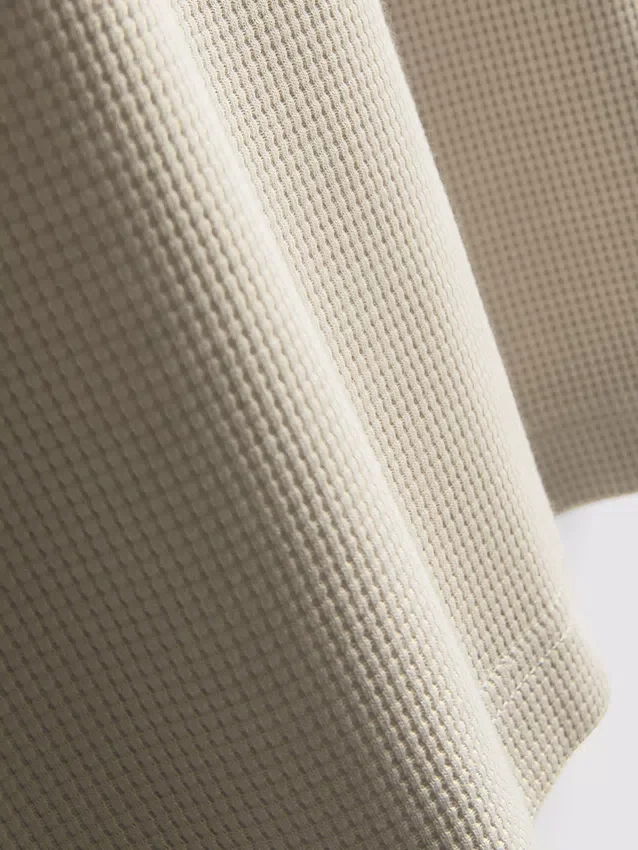 T-shirt met textuur en boxy pasvorm
