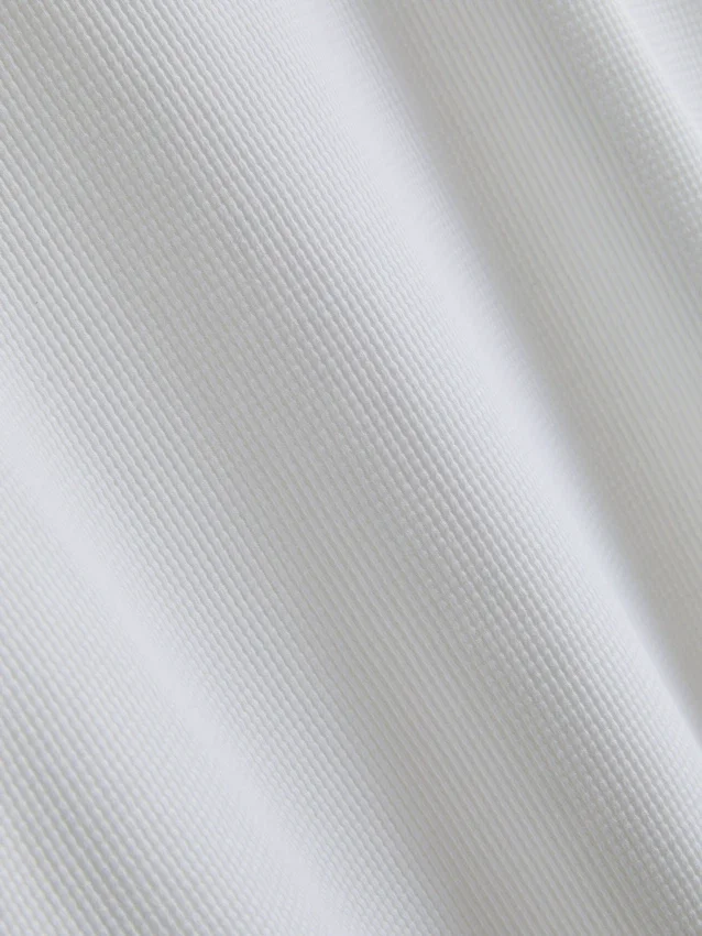 T-shirt met textuur en boxy pasvorm