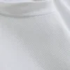 T-shirt met textuur en boxy pasvorm