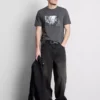 T-shirt met Tokyo-straatprint
