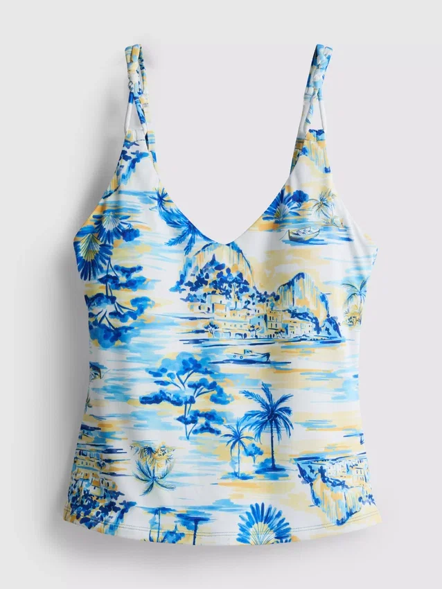 Tankini-top met print