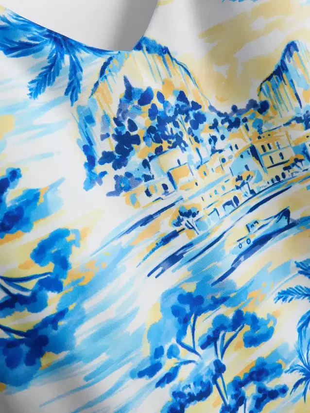 Tankini-top met print