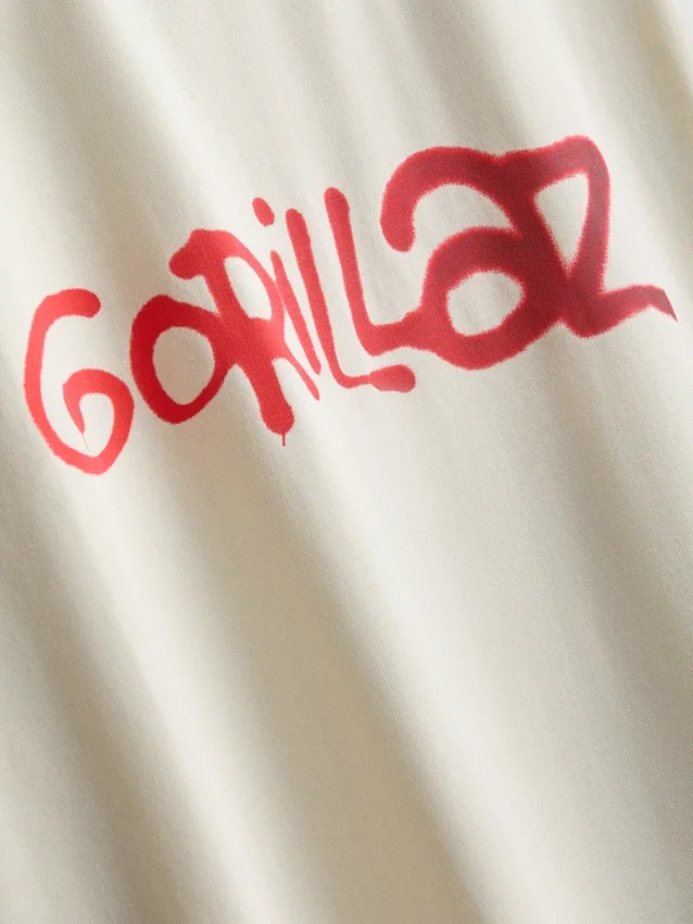 Tanktop met Gorillaz-print