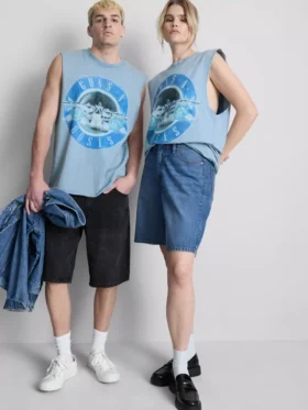 Tanktop met Guns N’ Roses-print