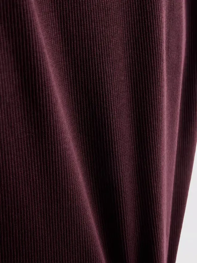 Tanktop met ingebouwde beugel en geribde rand