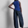 Tanktop met print, geribd, met hoog katoengehalte