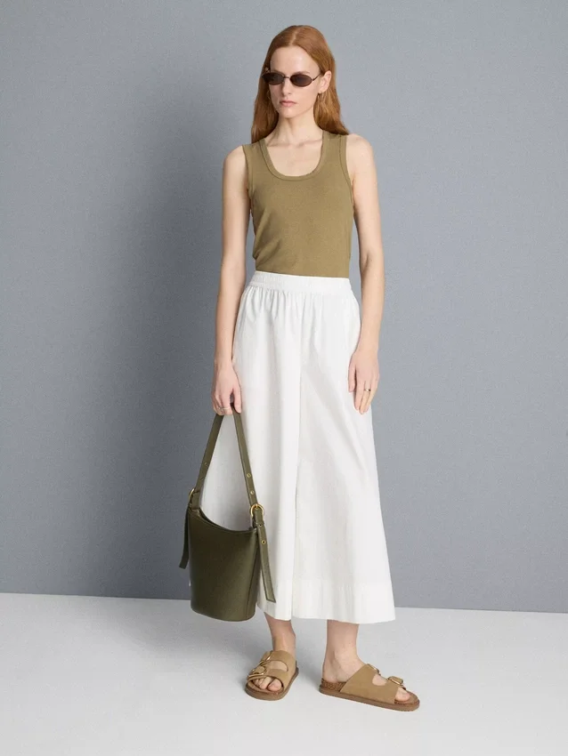 Tanktop met ronde hals en racerback