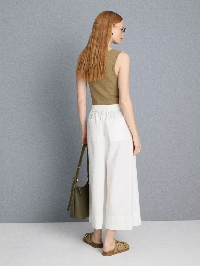 Tanktop met ronde hals en racerback