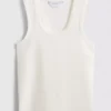 Tanktop met ronde hals en racerback