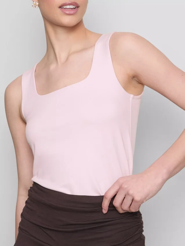Tanktop met vierkante hals