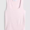 Tanktop met vierkante hals