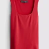 Tanktop met vierkante hals
