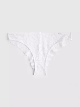The Edit bloemenkant Braziliaanse slip
