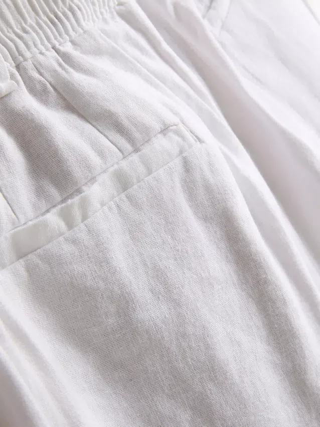 The Edit-broek van linnenmix in relaxte pasvorm