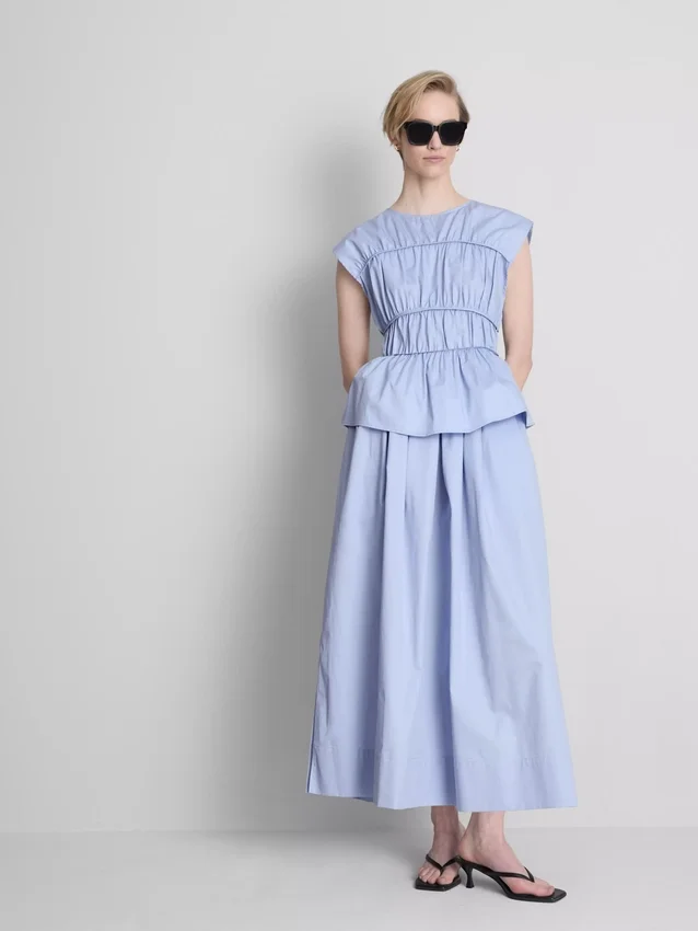 The Edit Circle katoenen midirok