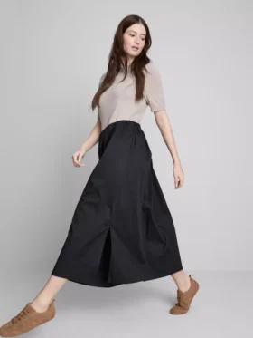 The Edit Circle katoenen midirok