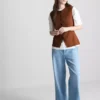 The Edit gebreide tanktop met knoopsluiting