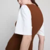 The Edit gebreide tanktop met knoopsluiting