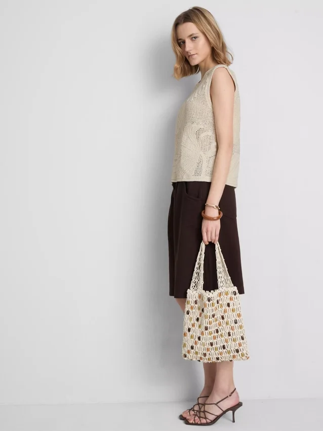 The Edit gehaakte tanktop
