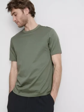 The Edit gemerceriseerde slim-fit T-shirt