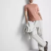 The Edit gemerceriseerde slim-fit T-shirt