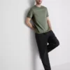 The Edit gemerceriseerde slim-fit T-shirt