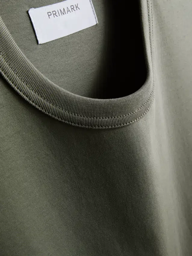 The Edit gemerceriseerde slim-fit T-shirt