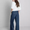 The Edit-jeans met rechte pijpen van katoenen denim