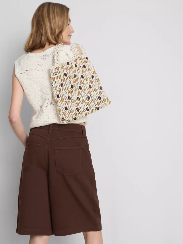 The Edit katoenen bermuda shorts