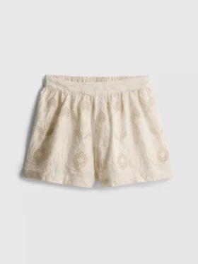 The Edit katoenen broderie-Shorts