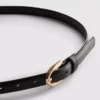 The Edit leren smalle riem