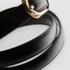 The Edit leren smalle riem